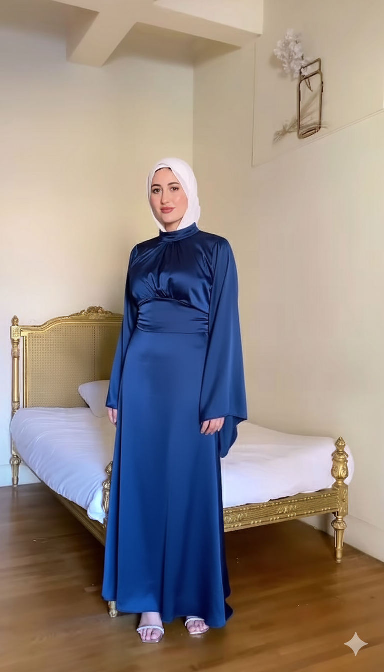 فساتين ساتان مذهلة للأناقة والمناسبات