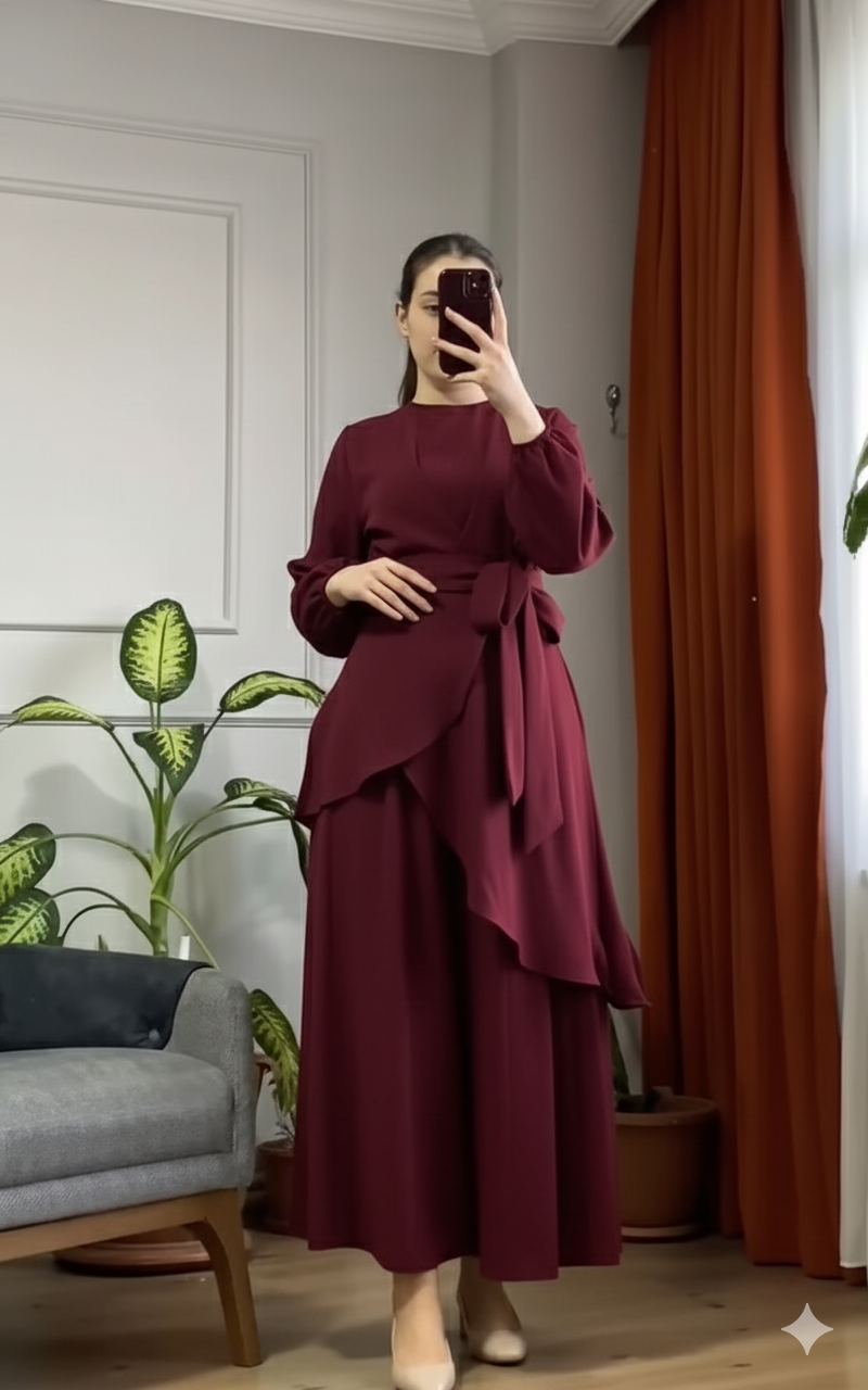 Robe Nasma 2025 | فستان من قطعتين